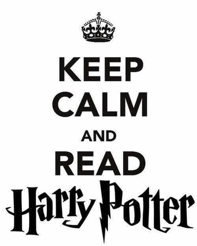 keep calm and read harry potter